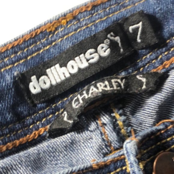 VINTAGE DOLLHOUSE DISTRESSED CHARLEY SKINNY 7/27x30 😎 - Picture 7 of 14